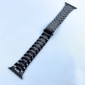 Bracelet de montre Apple Watch en métal, style professionnel, finition brillante, affichant un style professionnel avancé, bracelet pour Iwatch - Product Image 5