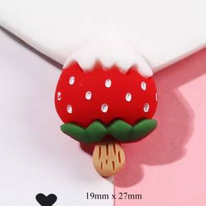 <span class=keywords><strong>2022</strong></span> nuevo estilo lindo pintado a mano fruta <span class=keywords><strong>y</strong></span> <span class=keywords><strong>helado</strong></span> diseño cabujones de resina con parte posterior plana accesorios DIY para decoración de recuerdo - Product Image 4