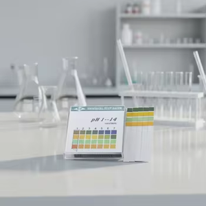 Tiras de Papel Teste de <span class=keywords><strong>pH</strong></span> Universal de Grau Laboratorial CORDIAL Faixa 1-14/0-14 com Gráfico Codificado por Cores para Medição Precisa de Ácido-Base - Product Image 6