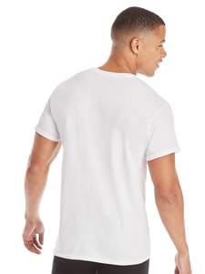 Camiseta de manga corta transpirable antiarrugas de algodón Premium para hombre - Product Image 6