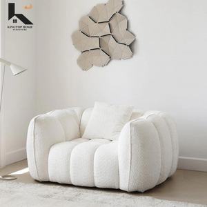 फोशान कारखाने थोक वैक्यूम पैकेजिंग बॉक्स पूर्ण स्पंज सोफा आधुनिक लिविंग रूम बोनलेस संपीड़ित एकल तह सोफा - Product Image 1