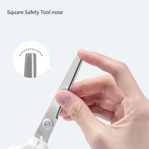 <span class=keywords><strong>Ciseaux</strong></span> de sécurité de bureau Deli NS051, <span class=keywords><strong>ciseaux</strong></span> créatifs <span class=keywords><strong>verticaux</strong></span> en acier inoxydable antirouille, <span class=keywords><strong>ciseaux</strong></span> faits à la main pour la maison, papier, base portable - Product Image 5