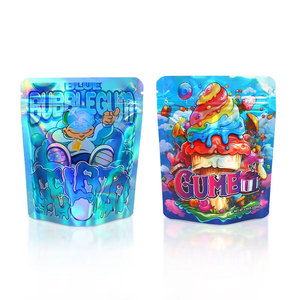 ถุงซิปล็อคแบบมีหน้าต่าง ขนาด 1 กรัม 3.5 กรัม 7 กรัม ป้องกันกลิ่น ป้องกันเด็กเปิดได้ ผลิตจากพลาสติกเกรดอาหาร สำหรับบรรจุดอกไม้ เมล็ดพันธุ์  แบบ Doypack Mylar - Product Image 2