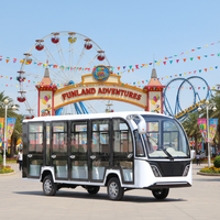 Bus de tourisme/navette/ferry électrique pur, économique, neuf, conduite à gauche, 14 places, 4 kW, 72 V, temps de charge 8-10h, moteur AC