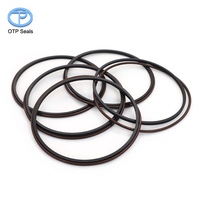 Joints personnalisés en PTFE avec combinaison CF, joints d'arbre rotatif en polytétrafluoroéthylène avec fibre de carbone, solutions d'étanchéité FKM O-Ring
