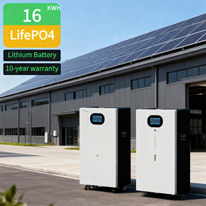 ระบบจัดเก็บพลังงานสำรองสำหรับที่อยู่อาศัยแบบไฮบริด 314AH 16KWh 51.2V IP65 แบบต่อพ่วงได้ สำหรับแบตเตอรี่ลิเธียมโซลาร์ พร้อมบลูทูธ/ไวไฟ - Product Image 1