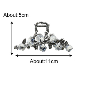 <span class=keywords><strong>กิ๊บ</strong></span>ติดผมโลหะสไตล์วินเทจจีน คุณภาพพรีเมียม สีน้ำเงินเข้มลายดอกคามิลเลีย ดีไซน์หรูหรา สีเงินธรรมชาติ แข็งแรงทนทาน - Product Image 6