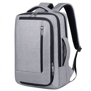 2025 nueva llegada Unisex Oxford Laptop mochila de gran capacidad personalizada negocios y Escuela bolsa de viaje con cierre de cremallera USB - Product Image 1