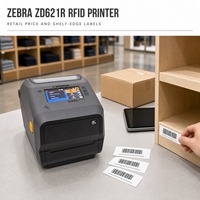RFID条码打印机ZD621R标签编码机，适用于仓库运输和物流标签打印系统解决方案