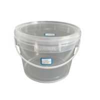 Harga Murah Produsen Ember Plastik Bulat 2.5l Food Grade untuk Dijual, Transparan