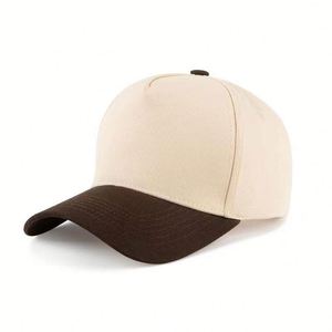 Casquette 5 panneaux bicolore tendance, casquette snapback structurée vierge en gros pour hommes, casquette de baseball hip-hop personnalisée pour commandes en gros - Product Image 2