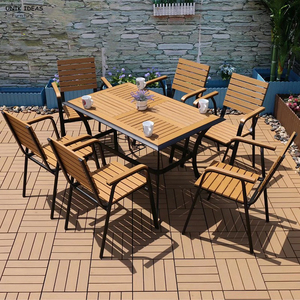 Hot <strong>Sale</strong> Outdoor <strong>Furniture</strong> Table and Chairs Villa Courtyard Waterproof Round Table Set Patio Combination <strong>Furniture</strong> Table Chairs - Product Image 4
