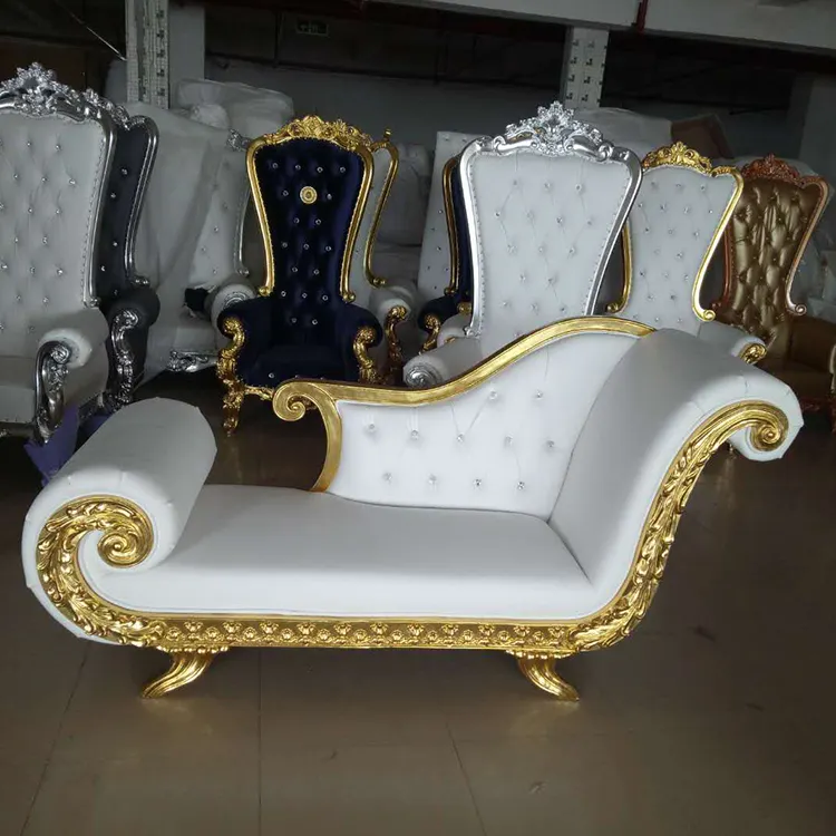 Fabrika çok satan ürün antik stil uzun tezgah kraliyet lüks oturma odası için geçerli/düğün/Salon/bekleme kanepesi için Set satış