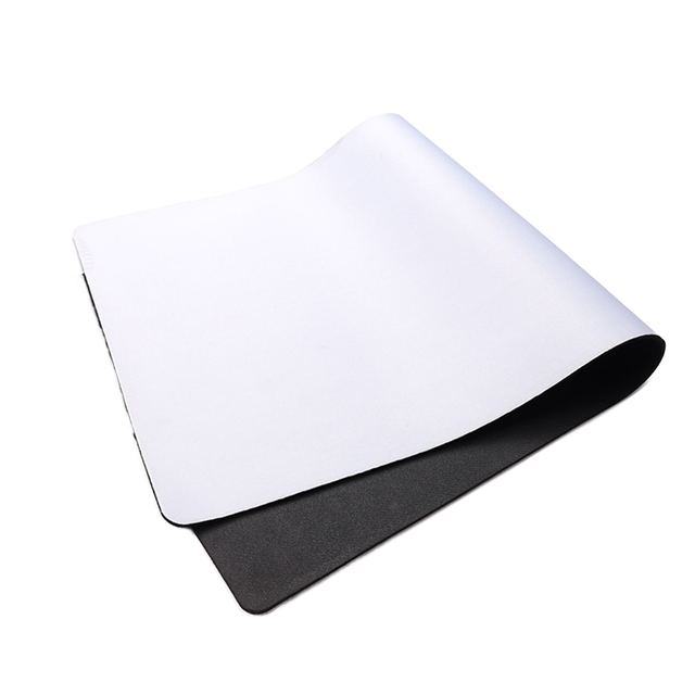 2026 Gaming Mouse Pad New Develop Blank Natural Rubber Custom Sublimation White Edge Stitching Overlock Mouse Pad