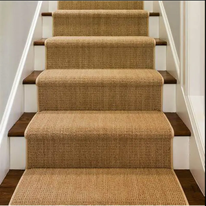 Tapis Jacquard Moderne en Sisal Naturel Luxe Respectueux <span class=keywords><strong>de</strong></span> l'Environnement pour la Maison Chambre à coucher Salon Hôtel Bureau Prière <span class=keywords><strong>de</strong></span> Noël - Product Image 4