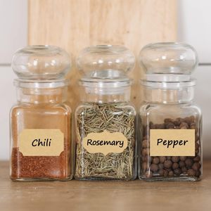 Hình Dạng Ưa Thích Kraft Nhãn Dán Tự Dính Quà Tặng Tag Dán Trống Có thể Ghi Nhãn Cho Chai Dầu Lọ Thực Phẩm Container - Product Image 4