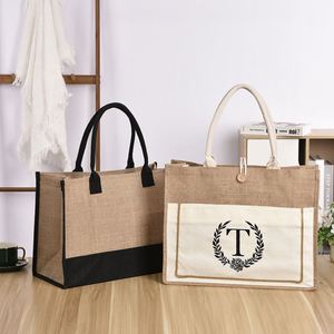 Sac fourre-tout promotionnel en toile avec revêtement imperméable, stock vierge pour personnalisation - Product Image 4