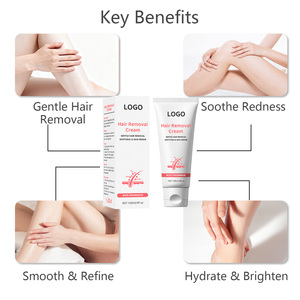 Crema Depilatoria OEM ODM para Piel Sensible, Crema Depilatoria Suave para Axilas, Brazos y Piernas, Cuidado de la Piel, No Irritante - Product Image 4