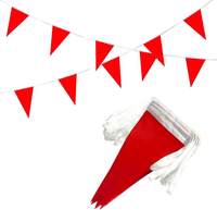Drapeau triangulaire en polyester imperméable pour la décoration de bar et de festival, vente en gros d'usine