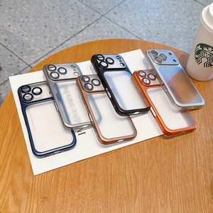 <span class=keywords><strong>Coque</strong></span> arrière de téléphone portable en PC rigide avec protection d'objectif intégrée et impression électronique colorée pour iPhone 17 Pro Max 16 15 - Product Image 1