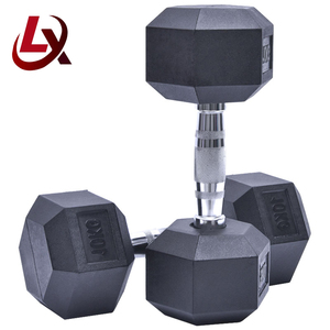 Vrije Gewichten Halterrubber 1Kg 2.5Kg 7.5Kg 10Kg Gewichtheffen Voor Fitness Sportgewichten Home Gym Hex Dumbbell Set