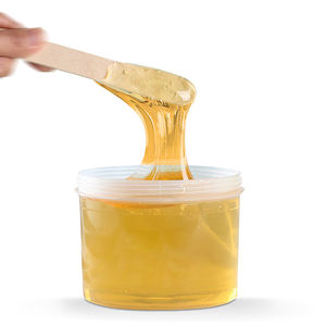 400g in scatola cera depilatoria su misura OEM fabbrica per la depilazione <span class=keywords><strong>viso</strong></span> mani piedi corpo miele cera per una comoda depilazione - Product Image 1