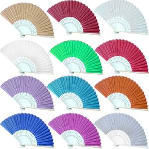 Abanico de mano de bambú con logotipo personalizado, marca privada, superventas, abanicos de mano profesionales para mujer - Product Image 4