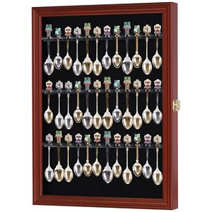 <span class=keywords><strong>Vitrina</strong></span> con cerradura <span class=keywords><strong>para</strong></span> 36 <span class=keywords><strong>cucharas</strong></span> coleccionables, soporte <span class=keywords><strong>de</strong></span> pared <span class=keywords><strong>de</strong></span> madera <span class=keywords><strong>de</strong></span> caoba <span class=keywords><strong>para</strong></span> <span class=keywords><strong>cucharas</strong></span> <span class=keywords><strong>de</strong></span> recuerdo - Product Image 2