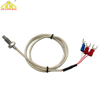 Pt1000 Modbus Sensor pemeriksa baja tahan karat presisi tinggi Sensor suhu sensitif Pt1000 Meter Sensor Pt1000