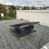 Ventilateur d'extraction solaire pour toit et grenier 12V IP68, silencieux et économe en énergie, avec pales en plastique, pour usage domestique et commercial, cuisine, poulailler