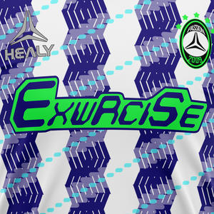 Sublimatie effen heren volledig bedrukte voetbalshirt goedkope shirts training voetbalkleding voetbaltenues - Product Image 4