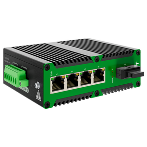 <span class=keywords><strong>Switch</strong></span> Ethernet <span class=keywords><strong>Industriale</strong></span> Gestito PoE Gigabit a 4 Porte con 1 FC, Montaggio su Guida DIN, DC12-52V, <span class=keywords><strong>Switch</strong></span> PoE da 3W - Product Image 3