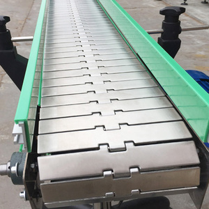Chaîne de convoyeur à plateaux plats en acier inoxydable pour bouteilles de boissons et convoyeur à chaîne à plateaux plats - Product Image 1