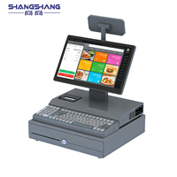 Computadora POS Android Todo en Uno al por Mayor, Pantalla Táctil Capacitiva de 13.3 Pulgadas, Caja Registradora, Cajón de Efectivo, Impresora, Tienda de Conveniencia