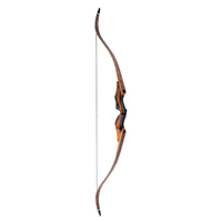 Arc de chasse traditionnel démontable 60/62 pouces pour droitiers et gauchers, arc classique 25-60 lbs