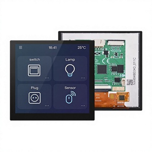 NEXTION NX4848E040-011C Écran tactile HMI série Edge 4 pouces, module de panneau capacitif LCD-TFT, résolution 480*480, écran clair L100 - Product Image 1