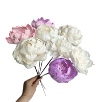 Arrangements floraux séchés parfumés aux fleurs de pivoine, de nénuphar, de perle, de gardénia et de fleurs de pith pour décoration intérieure, centres de table de mariage DIY, Chine