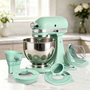 Trending KitchenAid <b>Accessories</b> Set KSM150 Mixer Mess-Free Silicone Flour Funnel Cleaning Baking Anti-Splash Guard Liquid Funnel - Product Image 2
