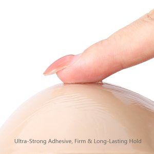 Couvre-tétons en silicone hypoallergéniques réutilisables à maintien ferme, imperméables pour robes dos nu et soirées - Product Image 4