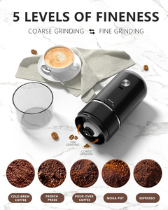 Factory Hot Sale Mini Convenient Usb <b>Coffee</b> Bean <b>Grinder</b> Espresso <b>Coffee</b> Bean <b>Grinder</b> Support OEM Gold Supplier - Product Image 5