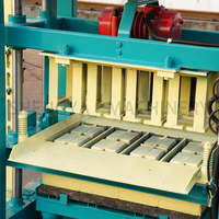 Machine automatique de fabrication de blocs de béton creux SHUNYA QTJ4-40 avec moteur et pompe, haute sécurité, 380V