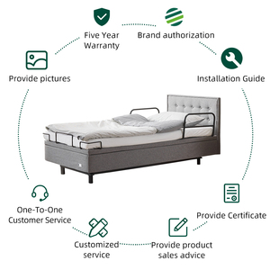 Tecforcare điện có thể điều chỉnh giường cho cao cấp chăm sóc tại nhà giường cho người già sản phẩm chăm sóc điện nhà điều dưỡng giường - Product Image 4
