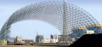 Yunjoin, marco de espacio de acero prefabricado, cúpula de techo y arco, estructura de acero, planta, taller, edificio de almacén