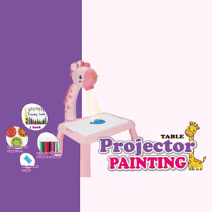 热卖儿童画板玩具24图案智能投影画板桌子学习套装 - Product Image 2
