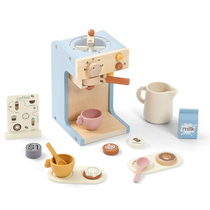 Set Giocattolo <span class=keywords><strong>Cucina</strong></span> per Bambini in Stile Nordico, Macchina del Caffè in <span class=keywords><strong>Legno</strong></span>, Giocattoli di Simulazione <span class=keywords><strong>Cucina</strong></span> e Cibo - Product Image 2