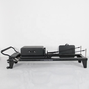 Braingain Wellness Reformer Pilates Machine | Professional Reformer Pilates Board At Home | Foldable, Portable, Adjustable | Ergonomically Engineered In The UK (Cloud Grey / Midnight Black