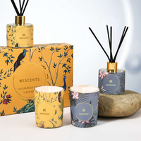 Mescente Custom Private Label Bulk Bestellingen Kristal Geurende Kaarsen en Rietdiffuser Cadeausets
