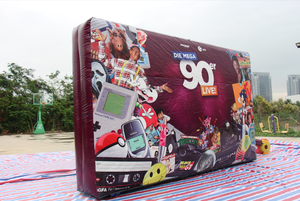 Mur gonflable carré en promotion pour événements publicitaires commerciaux en extérieur - Product Image 3