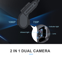 Caméra de tableau de bord 4G 1080p avec suivi en direct Gps Caméra avant et arrière Sim 4g Vision nocturne grand Angle Collision Enregistrement en nuage