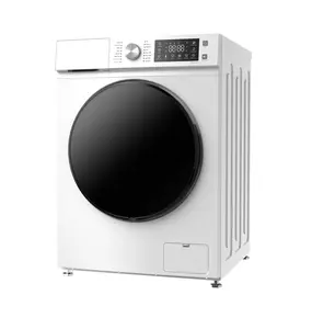 Chargeur frontal avec sèche-linge Machine à laver intelligente 8-12kg à chargement frontal machine à laver entièrement automatique pour la maison